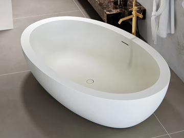 ELITE - Freestanding oval Solid Surface bathtub by MOMA Design - view 2